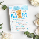 Search for brown teddy bear baby shower invitations Cute