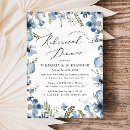 Search for dusty blue floral rehearsal dinner invitations Wildflowers