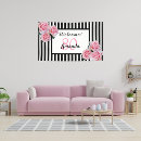 Search for black and white stripes banners Floral