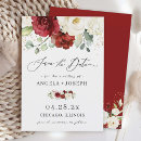 Search for red wedding save the dates Watercolor
