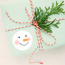 Search for cute snowman face stickers Smile
