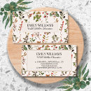 Search for edible business cards Botanical