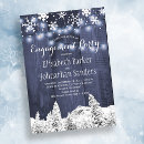 Search for rustic winter engagement party invitations String lights