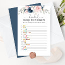 Search for navy bridal shower games Floral