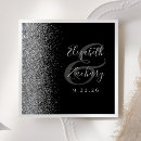 Search for black and silver napkins Chic