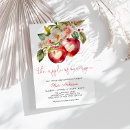 Search for apple of my eye baby shower invitations Fall