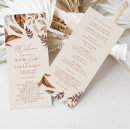 Search for autumn wedding programs Elegant