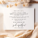Search for will you be my godmother invitations Godparents