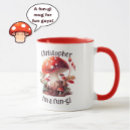 Search for cute mushroom mugs Red