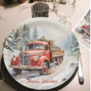 Search for vintage christmas paper plates Old fashioned