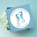 Search for seahorse wedding stickers Couple