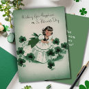 Search for irish lass cards Shamrock