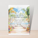 Search for travel tropical wedding invitations Watercolor