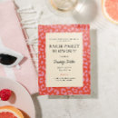 Search for animal print hen party invitations Modern