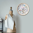 Search for sewing room clocks Cute