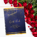 Search for graduation guest books Gold