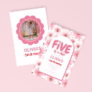 Search for five is a vibe birthday invitations Girl