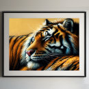 Search for tiger drawing posters Abstract