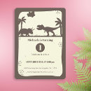 Search for dinosaur silhouettes invitations Jurassic