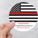 Search for firefighter retirement stickers Fireman
