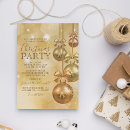 Search for golden christmas invitations Corporate christmas party