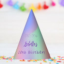 Search for 70th birthday paper party hats Pink