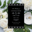 Search for art deco wedding programs Elegant