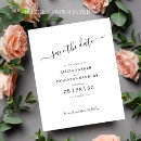 Search for black and white save the dates Chic