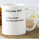 Search for funny dad jokes mugs Black and white