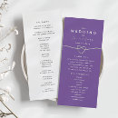 Search for purple wedding programs Simple