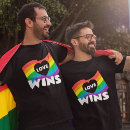Search for rainbow flag tshirts Love wins