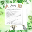 Search for safari games Baby shower