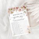 Search for elegant floral bridal shower games Modern