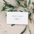 Search for simple wedding place cards Classic