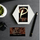 Search for initial p business cards Professional