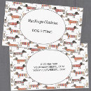 Search for dachshund dog business cards Animal