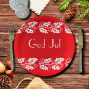 Search for swedish christmas plates Red