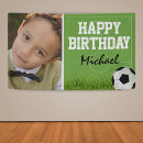 Search for soccer birthday banners Children