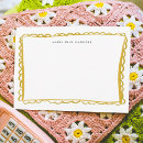 Search for scalloped note cards For her