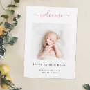 Search for pink birth announcement cards Girl