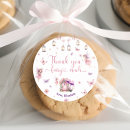 Search for 1st birthday thank you stickers Baby girl