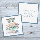 Search for a 80th flowers birthday cards Blue