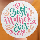 Search for best mother ever stickers Heart