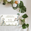 Search for dinosaur birthday banners Boy