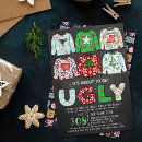 Search for ugly sweater office christmas christmas christmas invitations Modern