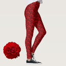 Search for black rose red leggings Elegant