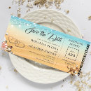 Search for hearts sand save the dates Tropical