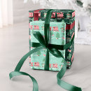 Search for vintage train wrapping paper Christmas tree