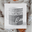 Search for black lace mugs White