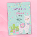 Search for alpaca birthday invitations Llama